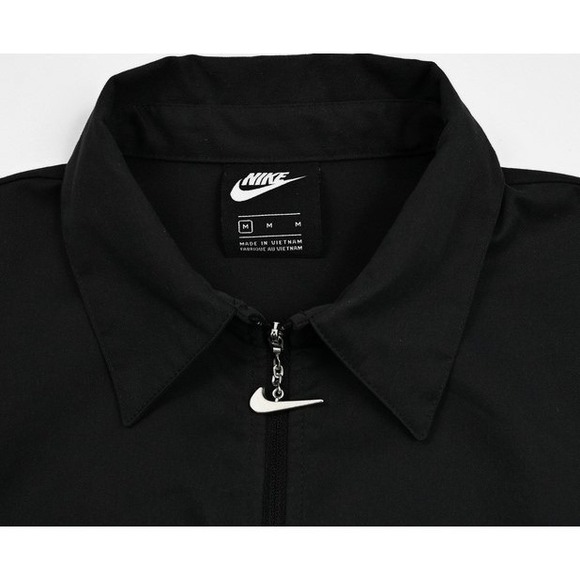 Nike Sportswear Black Cargo Utility Jumpsuit One Piece Women's Sz M Large Swoosh - Picture 3 of 16